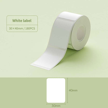 NIIMBOT B31 B3S 20-75mm Label Sticker, Waterproof Thermal Refill Paper Price Tag Tape Roll