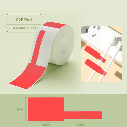 NIIMBOT B21 B1 B3S B31 20-50mm Sticker, Waterproof Thermal Refill Smooth Label Paper Tag Roll Tape