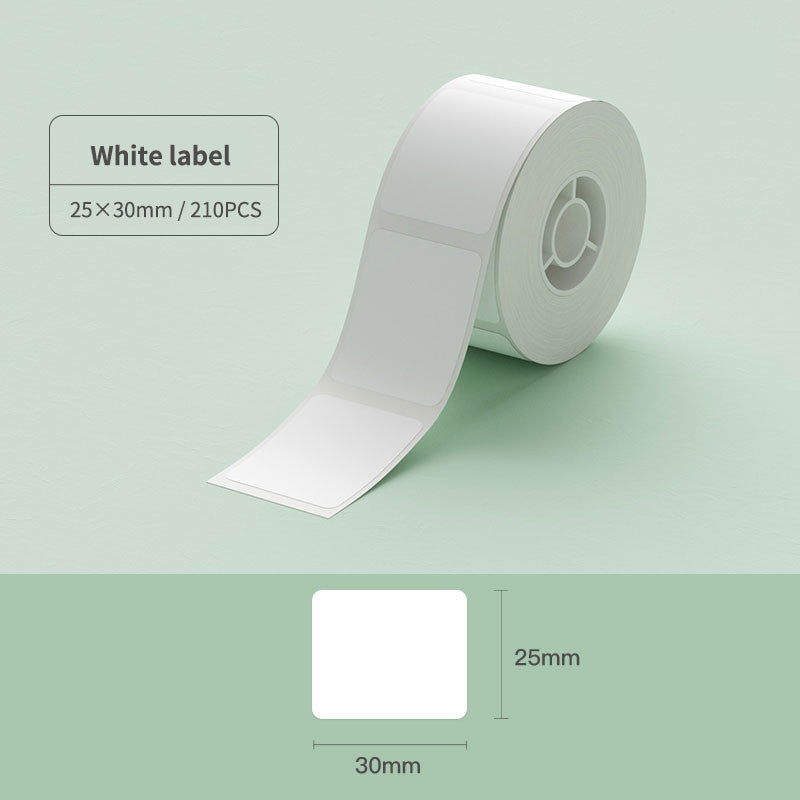 NIIMBOT D101 10-25mm Sticker Thermal Smooth Label Paper Waterproof Oil-proof Refill Tape Roll