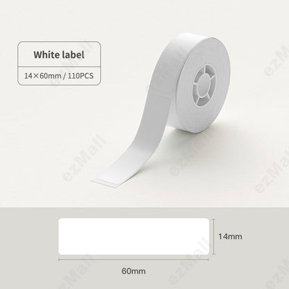 NIIMBOT D101 10-25mm Sticker Thermal Smooth Label Paper Waterproof Oil-proof Refill Tape Roll