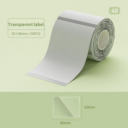 NIIMBOT B21 B1 B3S B31 20-50mm Sticker, Waterproof Thermal Refill Smooth Label Paper Tag Roll Tape