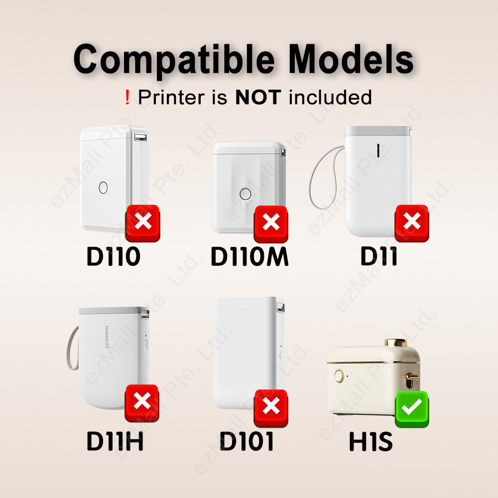 NIIMBOT Label Sticker for H1S
