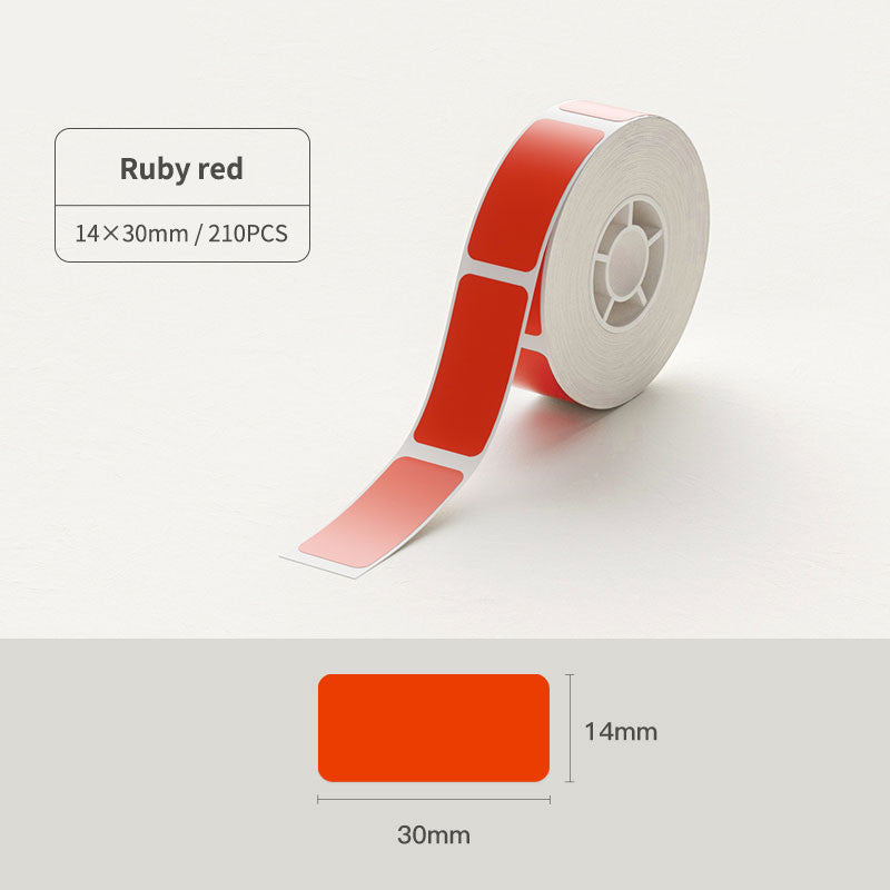 NIIMBOT D11 D110 D101 H1S 10-15mm Sticker, Smooth Waterproof Refill Price Label Paper Tape Roll