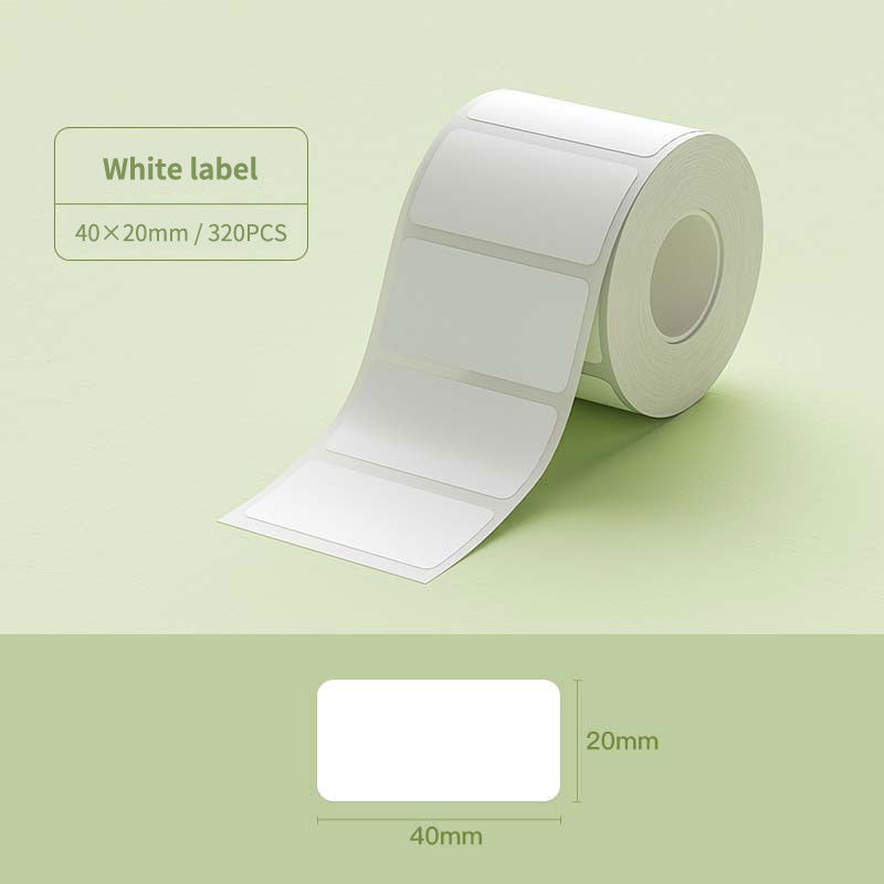 NIIMBOT B21 B1 B3S B31 20-50mm Sticker, Waterproof Thermal Refill Smooth Label Paper Tag Roll Tape