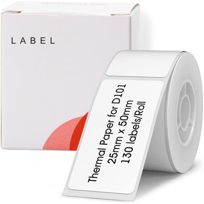 NIIMBOT D101 10-25mm Sticker Thermal Smooth Label Paper Waterproof Oil-proof Refill Tape Roll