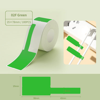 NIIMBOT B31 B3S 20-75mm Label Sticker, Waterproof Thermal Refill Paper Price Tag Tape Roll