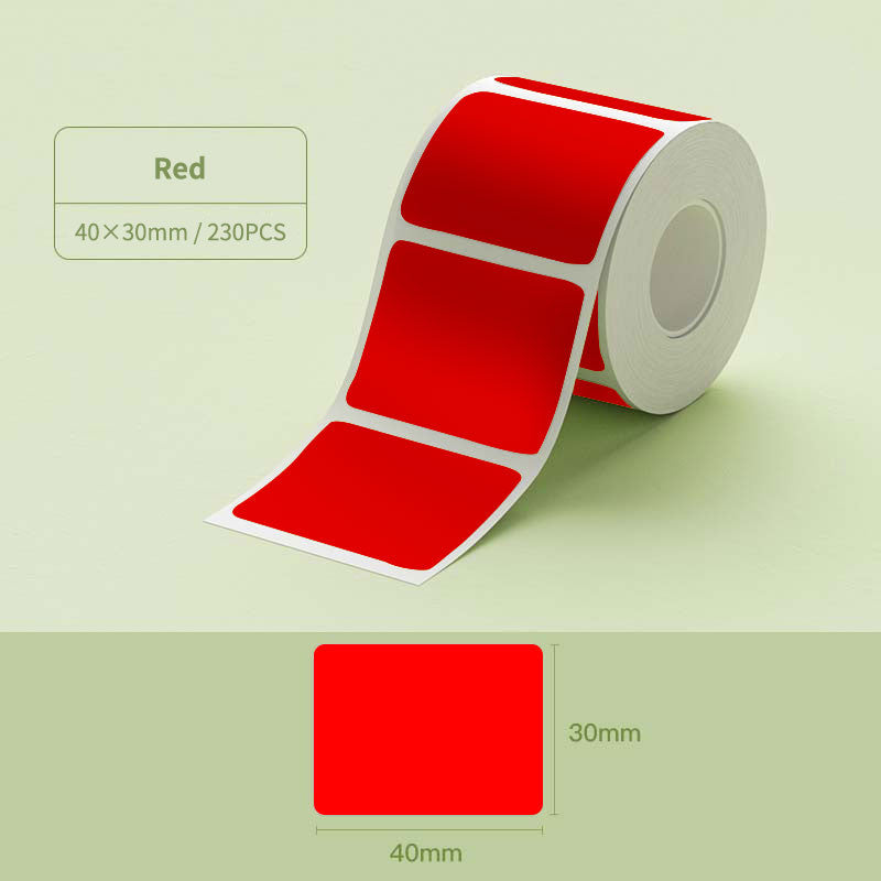 NIIMBOT B31 B3S 20-75mm Label Sticker, Waterproof Thermal Refill Paper Price Tag Tape Roll