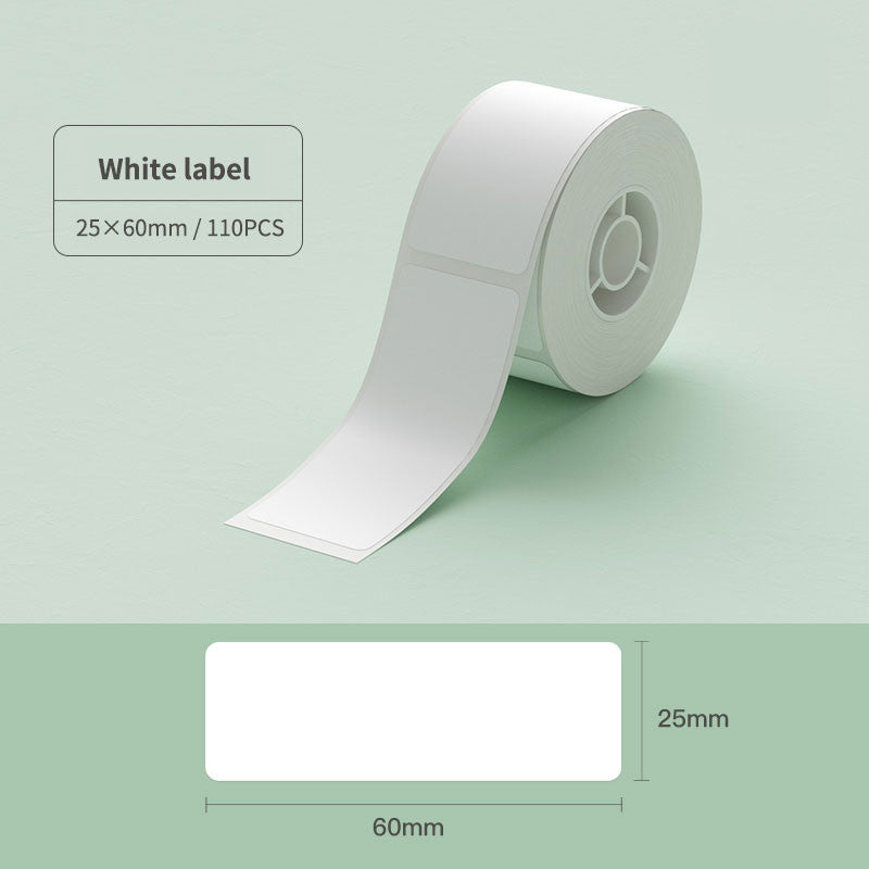 NIIMBOT D101 10-25mm Sticker Thermal Smooth Label Paper Waterproof Oil-proof Refill Tape Roll