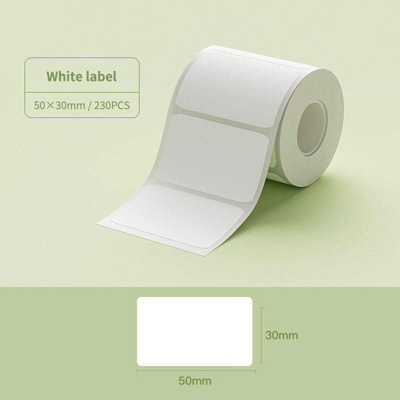 NIIMBOT B21 B1 B3S B31 20-50mm Sticker, Waterproof Thermal Refill Smooth Label Paper Tag Roll Tape