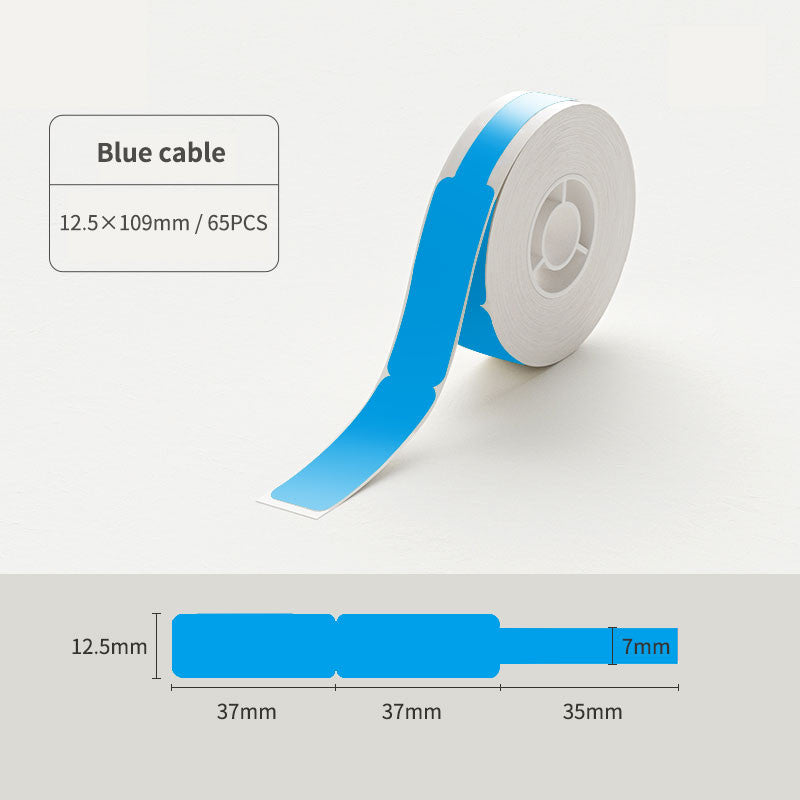 NIIMBOT D11 D110 D101 H1S 10-15mm Sticker, Smooth Waterproof Refill Price Label Paper Tape Roll