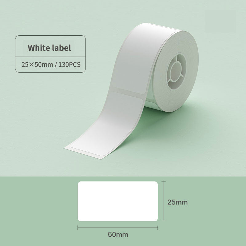 NIIMBOT D101 10-25mm Sticker Thermal Smooth Label Paper Waterproof Oil-proof Refill Tape Roll