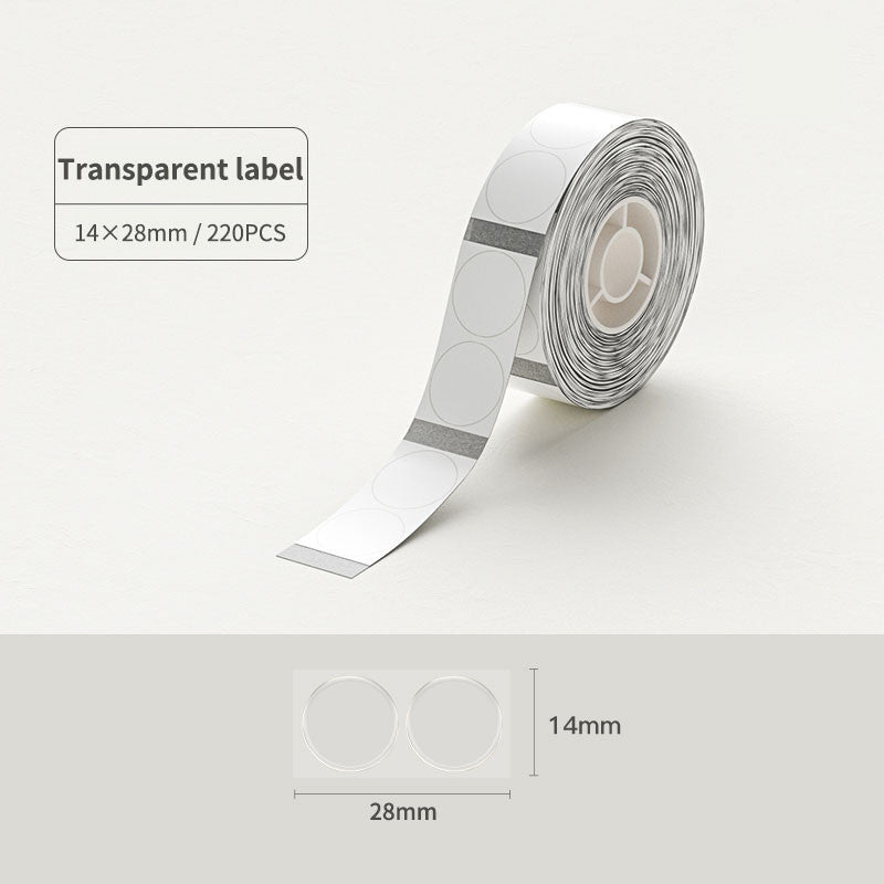 NIIMBOT D101 10-25mm Sticker Thermal Smooth Label Paper Waterproof Oil-proof Refill Tape Roll