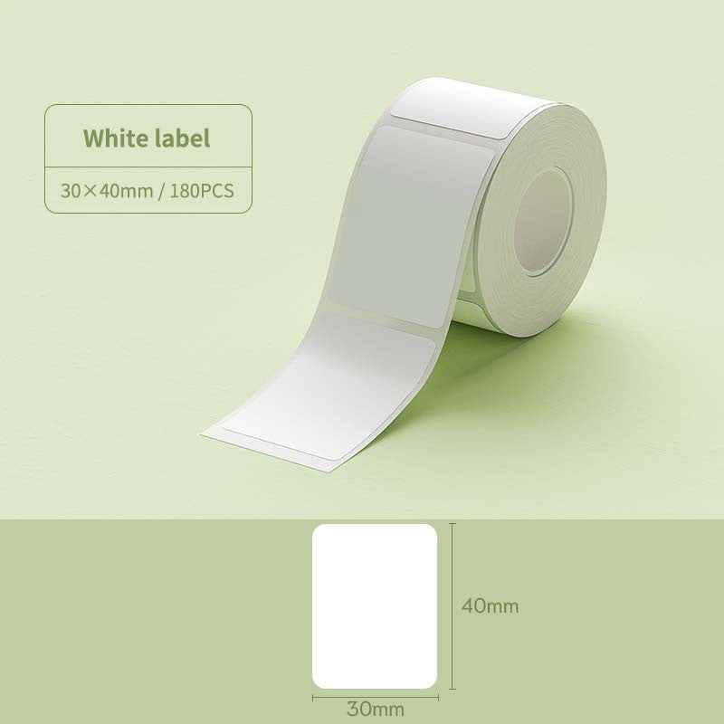 NIIMBOT B21 B1 B3S B31 20-50mm Sticker, Waterproof Thermal Refill Smooth Label Paper Tag Roll Tape