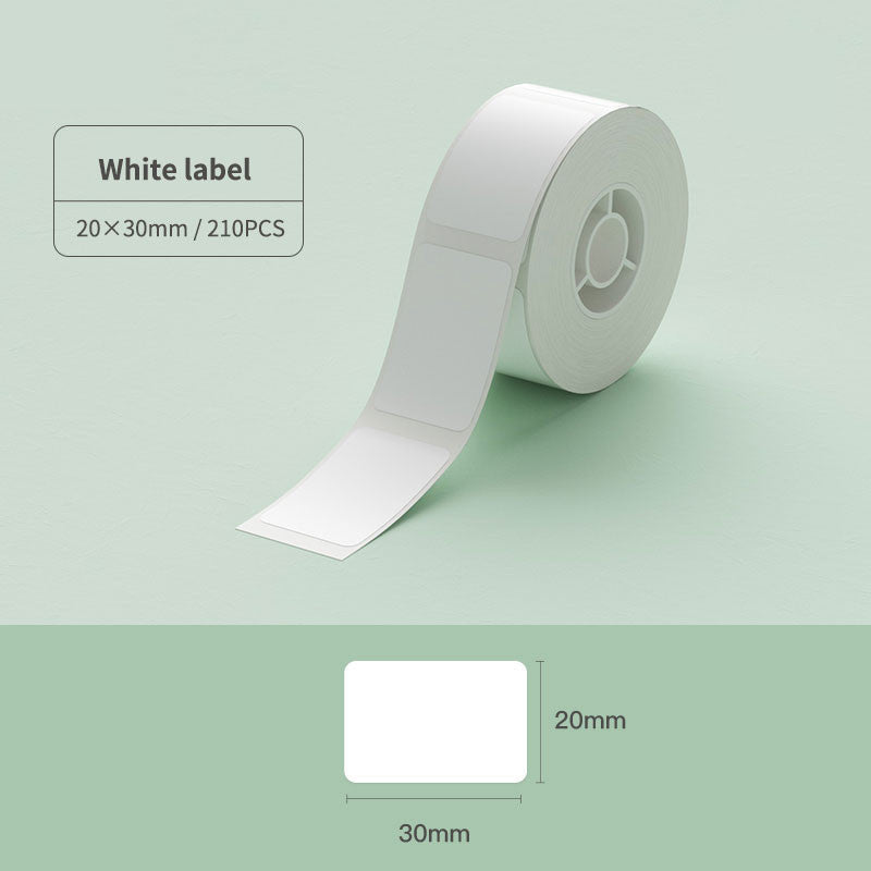 NIIMBOT D101 10-25mm Sticker Thermal Smooth Label Paper Waterproof Oil-proof Refill Tape Roll