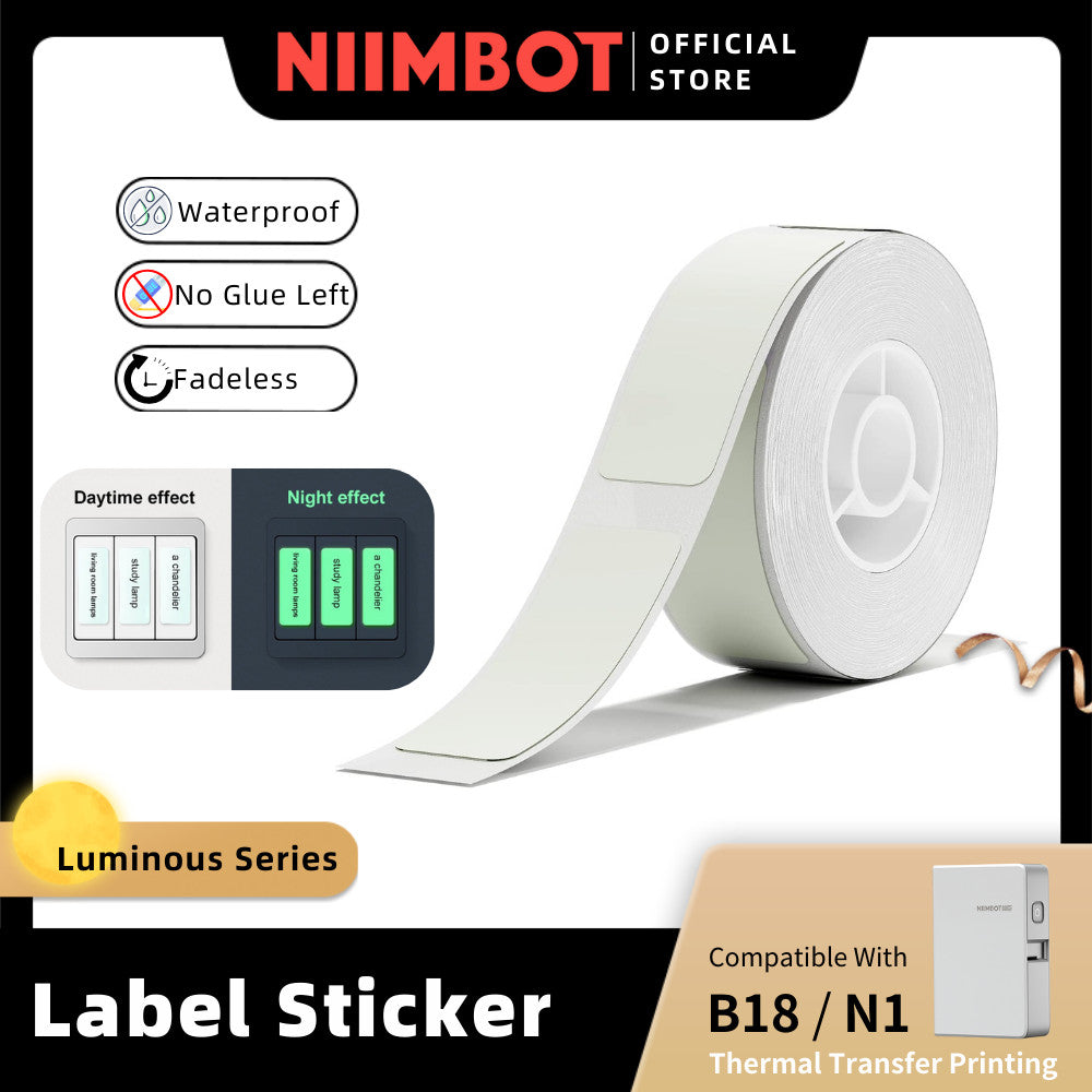NIIMBOT Luminous Label for N1 B18