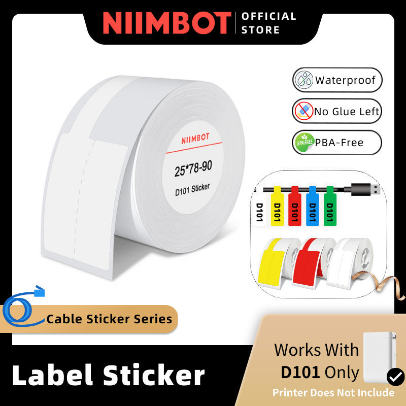 NIIMBOT Cable Tag for D101