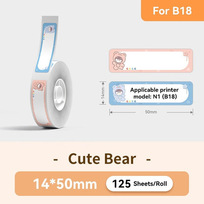 NIIMBOT Cartoon Label for N1 B18