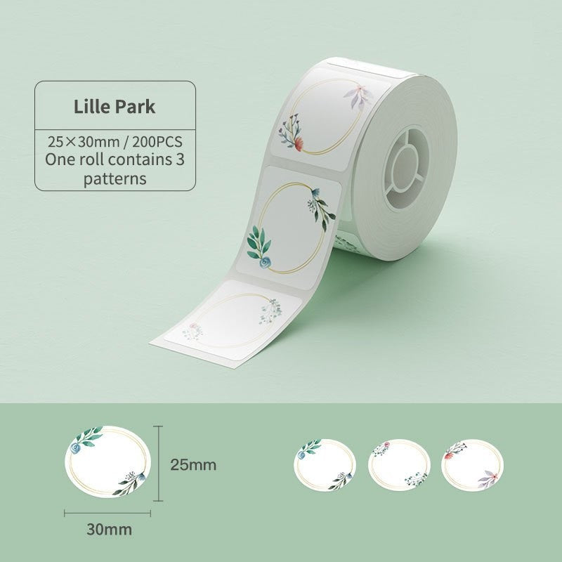 NIIMBOT Round Label for D101