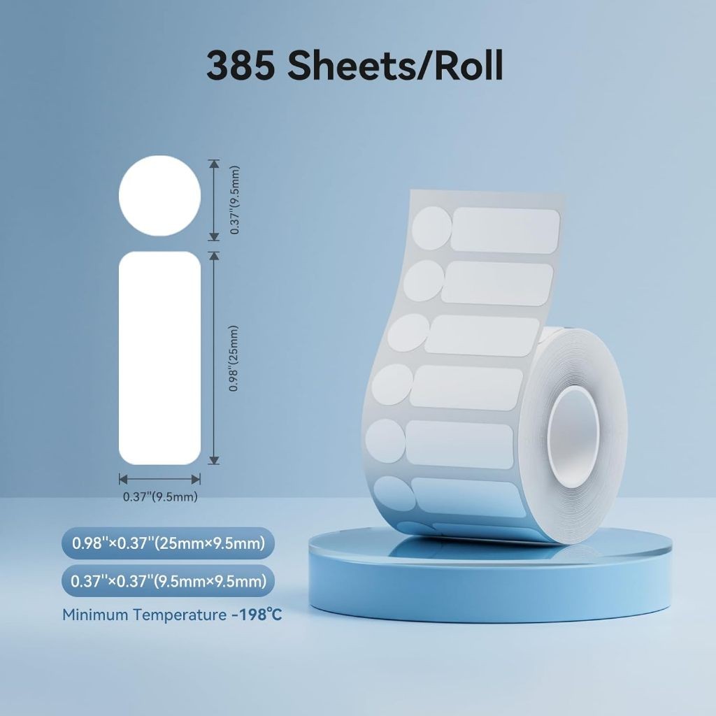 NIIMBOT Liquid Nitrogen Label Sticker for M2 M3