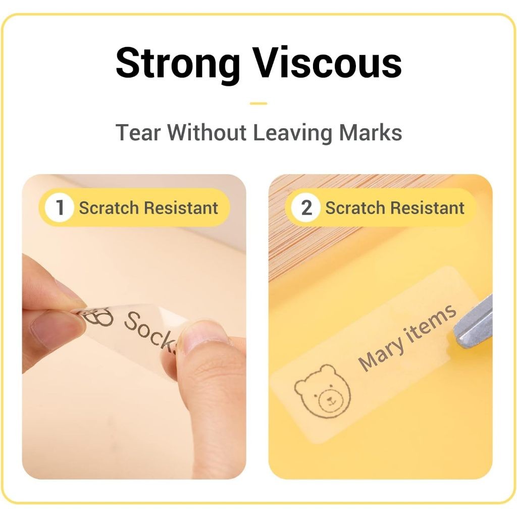 NIIMBOT Transparent Label for D101