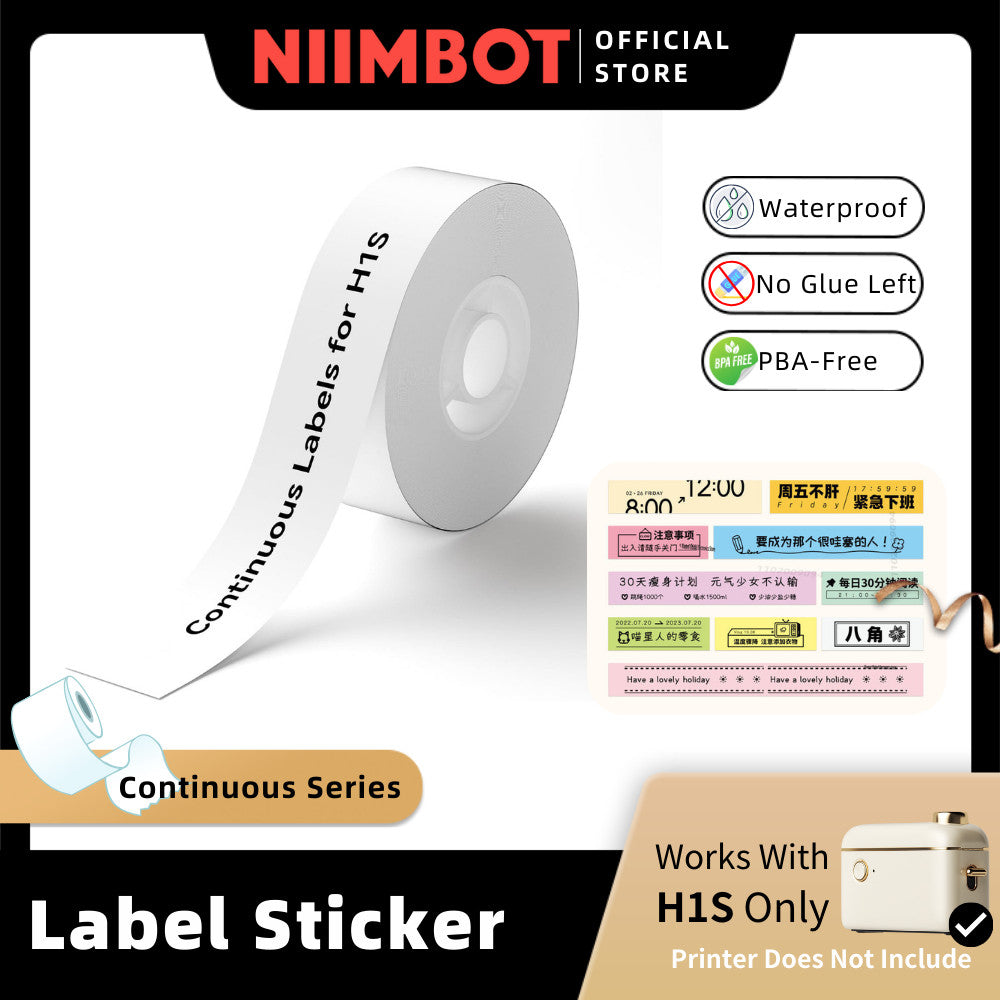 NIIMBOT Continuous Label for H1S