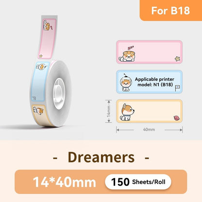 NIIMBOT Cartoon Label for N1 B18