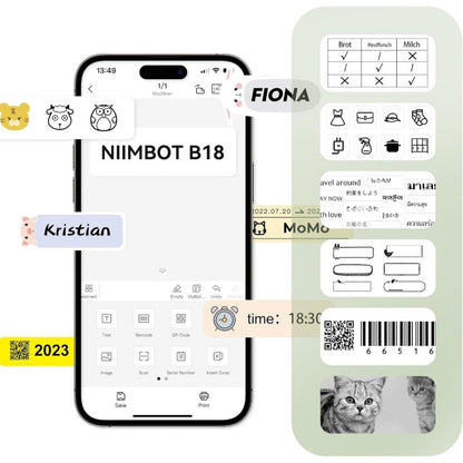 NIIMBOT Luminous Label for N1 B18