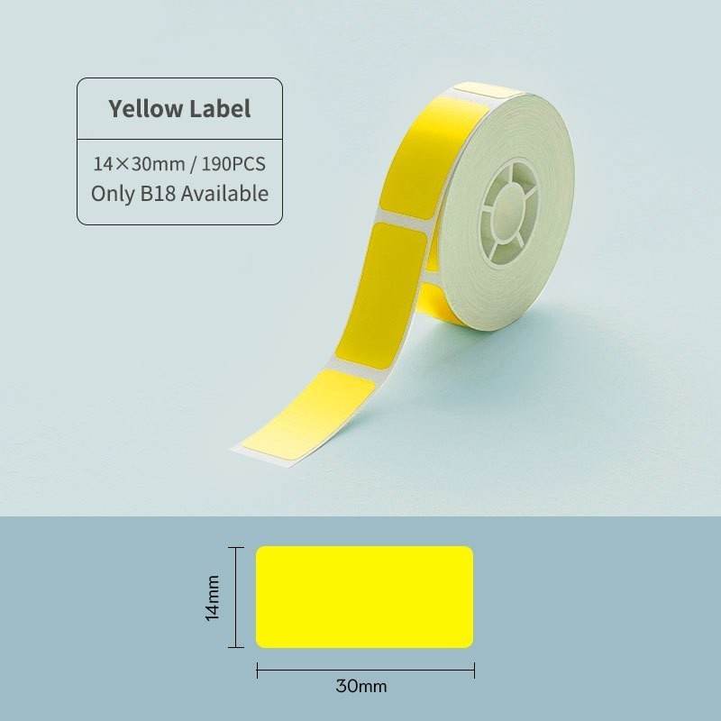 NIIMBOT Pure Colour Label for  N1 B18
