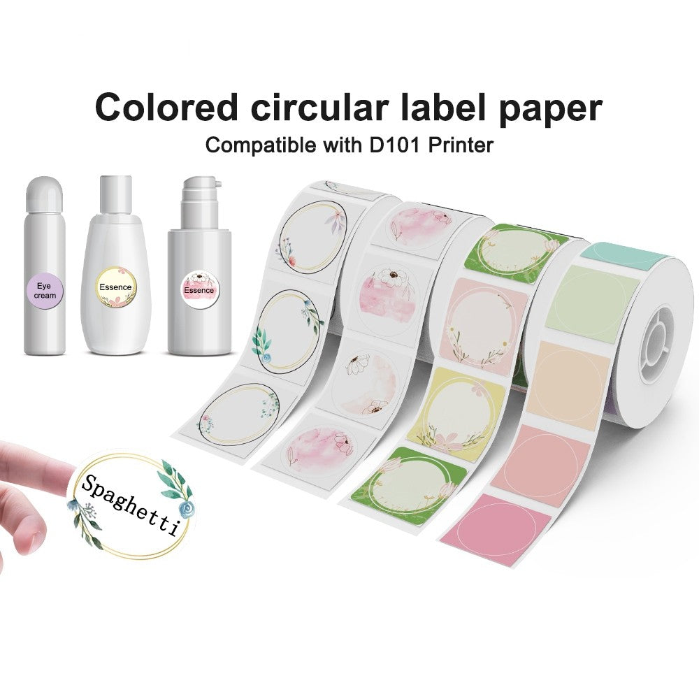 NIIMBOT Round Label for D101