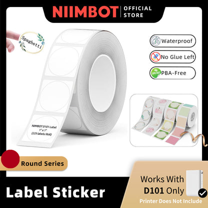 NIIMBOT Round Label for D101
