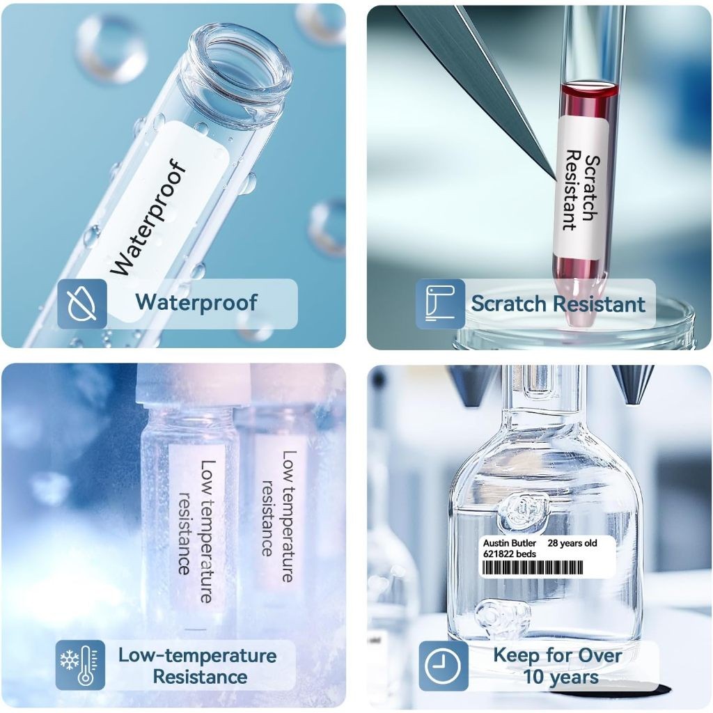 NIIMBOT Liquid Nitrogen Label Sticker for M2 M3