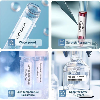 NIIMBOT Liquid Nitrogen Label Sticker for M2 M3