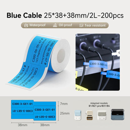 NIIMBOT Cable Tag for B1 B21 PRO B31 B4