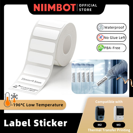 NIIMBOT Liquid Nitrogen Label Sticker for M2 M3
