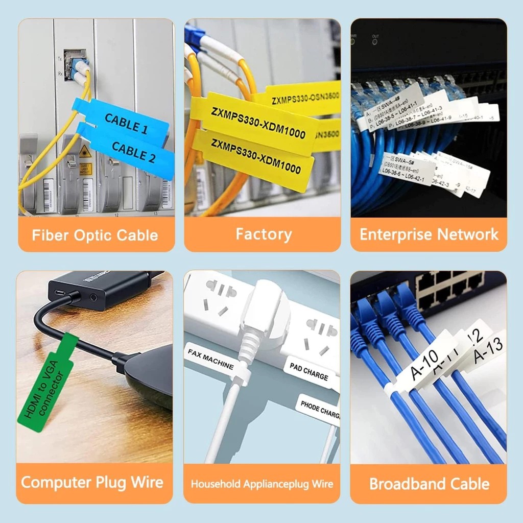 NIIMBOT Cable Tag for B1 B2 B21 B1 Pro B2 Pro B21 Pro B31 B4 K3