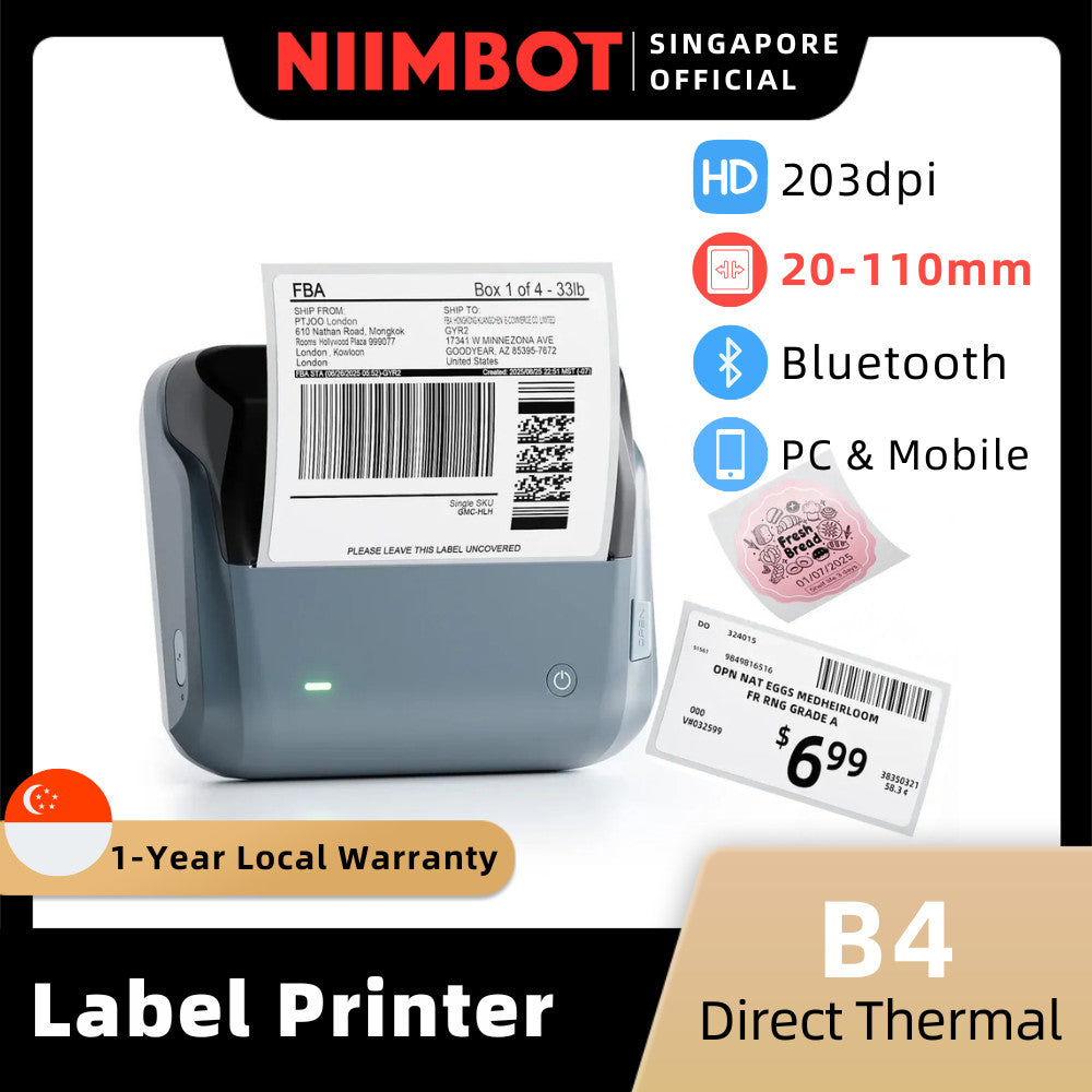 NIIMBOT 4-Inch Label Printer B4