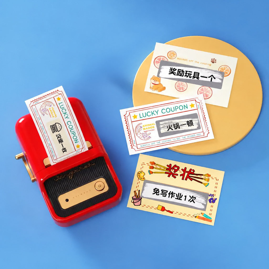NIIMBOT Scratch Off Label Sticker Lucky Draws Card Coupon for B1 B2 B21 B1 Pro B2 Pro B21 Pro B31 B4