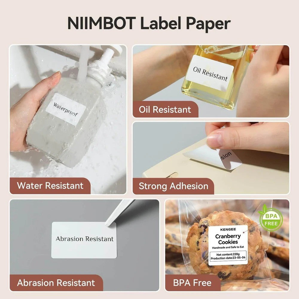 NIIMBOT Cartoon Label Sticker for B1 B2 B21 B1 Pro B2 Pro B21 Pro B31 B4 K3
