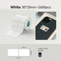 White 30x20mm/2L