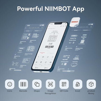 NIIMBOT K3 3-Inch Desktop Label Printer with High-Speed Bluetooth and USB for Small Business Office