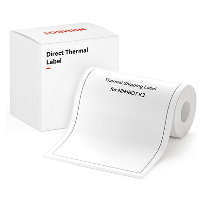 NIIMBOT K3 Label Sticker, Waterproof Thermal Paper Desktop Printer Refill Air Waybill Price Tag Roll