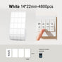 White 14x22mm/4L