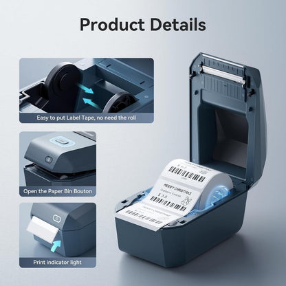 NIIMBOT K3 3-Inch Desktop Label Printer with High-Speed Bluetooth and USB for Small Business Office