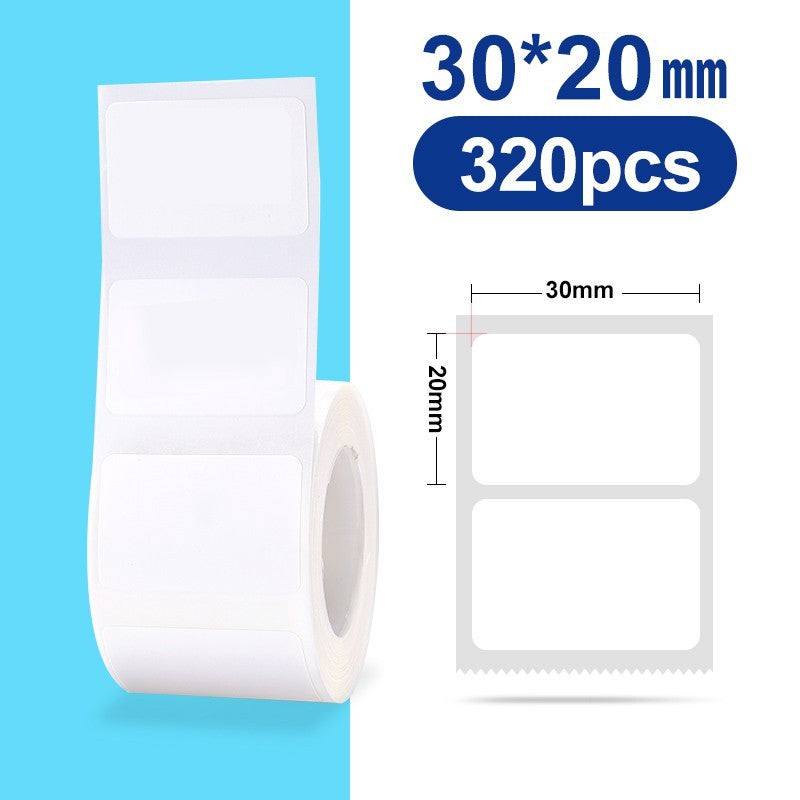 [for B21 B1 B31 B3S] [White Series] NIIMBOT White Label Sticker, Waterproof Refill Thermal Label Paper