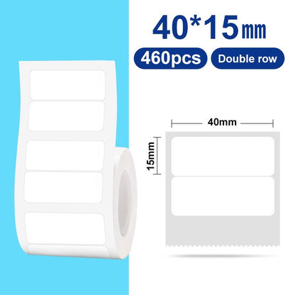 [for B21 B1 B31 B3S] [White Series] NIIMBOT White Label Sticker, Waterproof Refill Thermal Label Paper