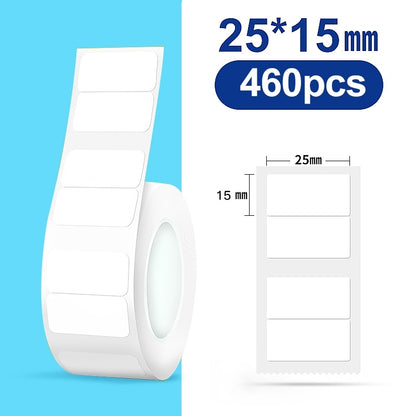 [for B21 B1 B31 B3S] [White Series] NIIMBOT White Label Sticker, Waterproof Refill Thermal Label Paper