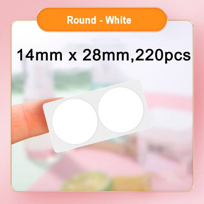 [for D11 D11H D110 D110M D101 H1S] [White Series] NIIMBOT White Thermal Label Stickers Paper Price Tag