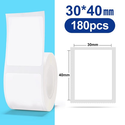 [for B21 B1 B31 B3S] [White Series] NIIMBOT White Label Sticker, Waterproof Refill Thermal Label Paper