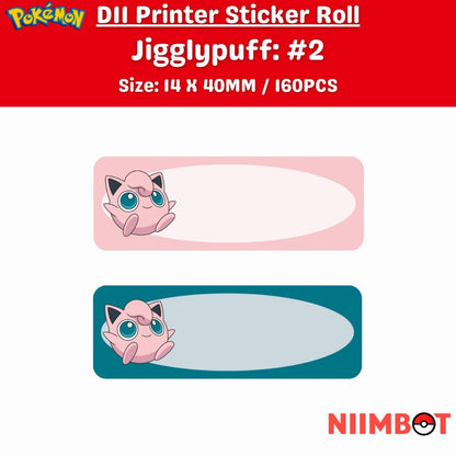 [for D11/D110/D101] [Pattern Series] NIIMBOT Thermal Label Waterproof Stickers Paper for D110 / D11 / D101