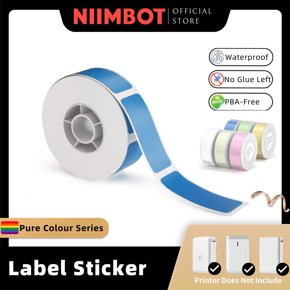 Niimbot D11ラベルテープ 白 ホワイト コワ